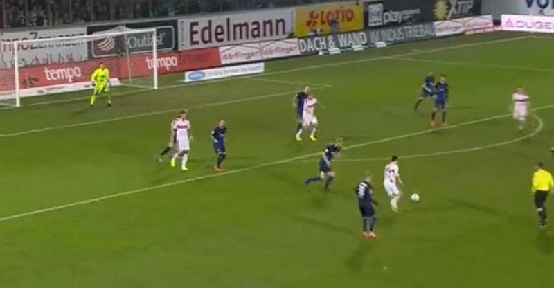 (VIDEO) SJAJAN UDARAC Mladi hrvatski napadač zabio prvi gol za Stuttgart (i to kakav)