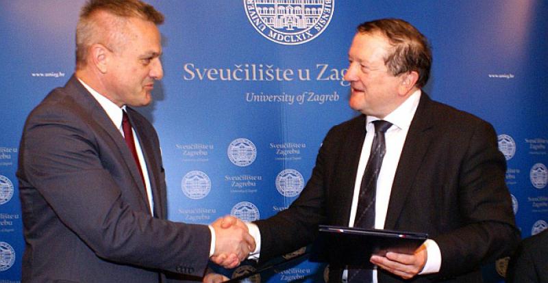 VISOKO OBRAZOVANJE I HRVATI IZVAN HRVATSKE Milas i Boras potpisali sporazum o suradnji