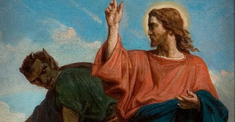 Isus posti četrdeset dana i đavao ga iskušava