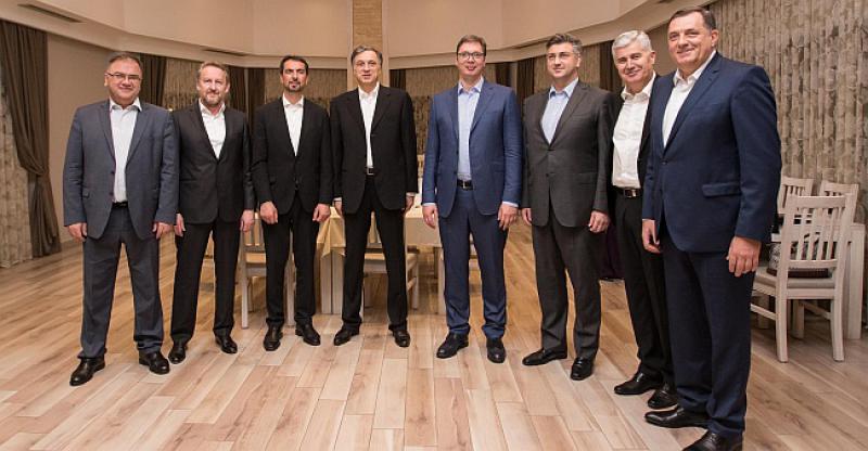 PLENKOVIĆ S VUČIĆEM, ČOVIĆEM, IZETBEGOVIĆEM... Podupro Čovićevu inicijativu, Izetbegović želi kraj priča o novom entitetu