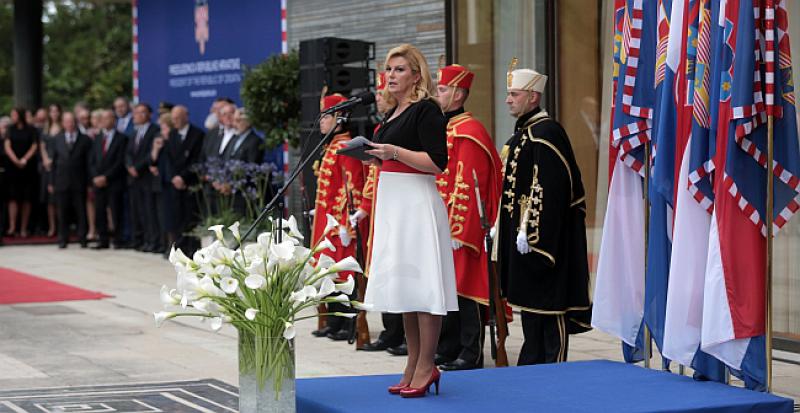 26 GODINA NAKON OSAMOSTALJENJA PREDSJEDNICA PRIZNAJE 'Izgubili smo jasnoću pogleda na čovjeka, moramo osigurati zaposlenost i dobru plaću'