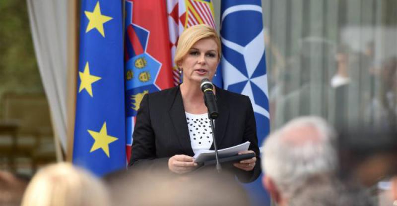 ČESTITKA PREDJEDNICE 'Svim hrvatskim državljanima u domovini i iseljeništvu srdačno i ponosno čestitam Dan pobjede i domovinske zahvalnosti'