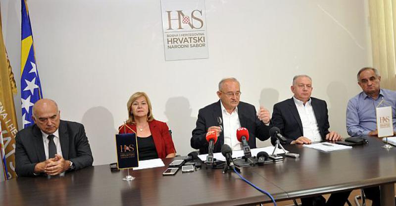 UPOZORENJE HRVATSKOG NARODNOG SABORA Ako bošnjačke stranke nastave opstruirati izmjene izbornog zakona, Hrvati će 'prijeći Rubikon'