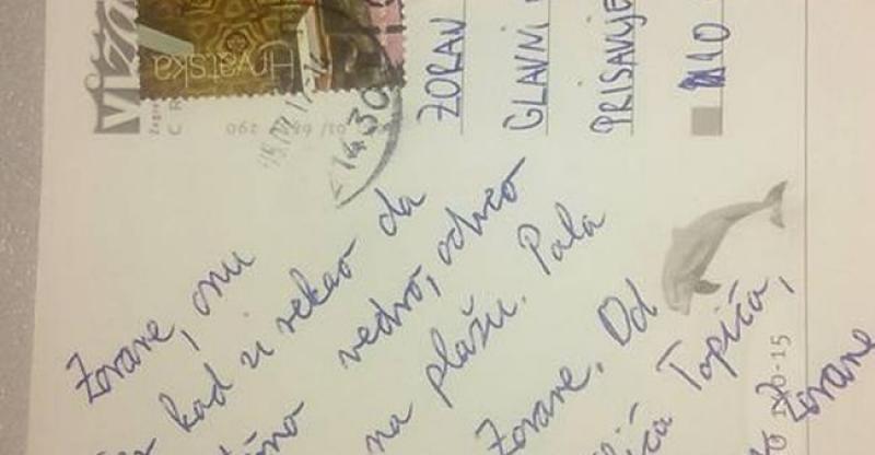 ODVEO NJEMICU NA PLAŽU Pa napisao urnebesnu razglednicu Zoranu Vakuli