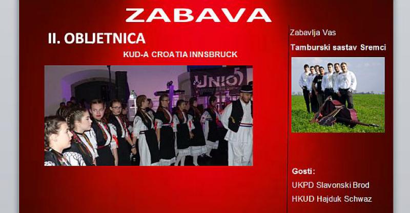 KUD CROATIA INNSBRUCK Slavi drugi rođendan