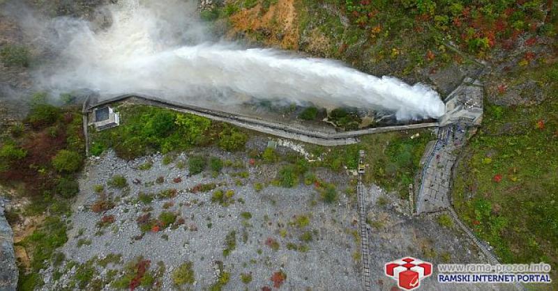 (VIDEO) SNAGA VODE Fascinantne snimke – evo kako to izgleda kad se brana u Rami ispusti