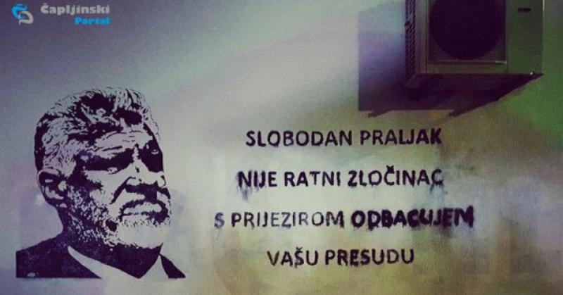 (FOTO) OD MOSTARA DO PERUA Odana počast Slobodanu Praljku; u Čapljini naslikan mural, za generala će se moliti i u Chicagu