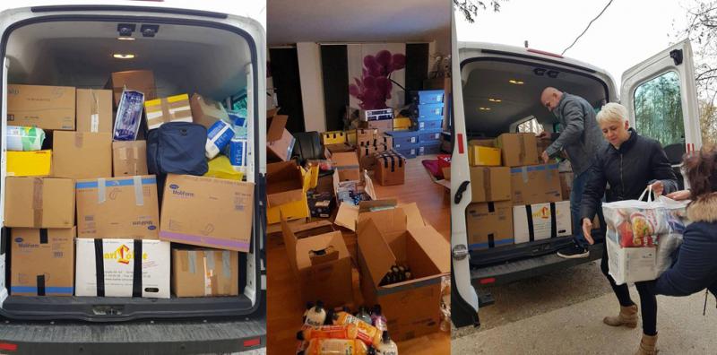 LAKO JE ČINITI DOBRO Bolesnoj djeci u Gornjoj Bistri predali smo tonu i pol potrebnih stvari