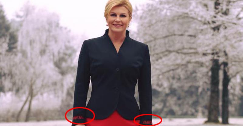 PREDSJEDNICA ČESTITALA NOVU GODINU U NAJLJEPŠEM IZDANJU Oduševio nas je detalj na njezinom sakou