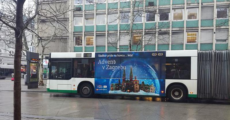 FOTO Kako se Advent u Zagrebu reklamira u Ljubljani