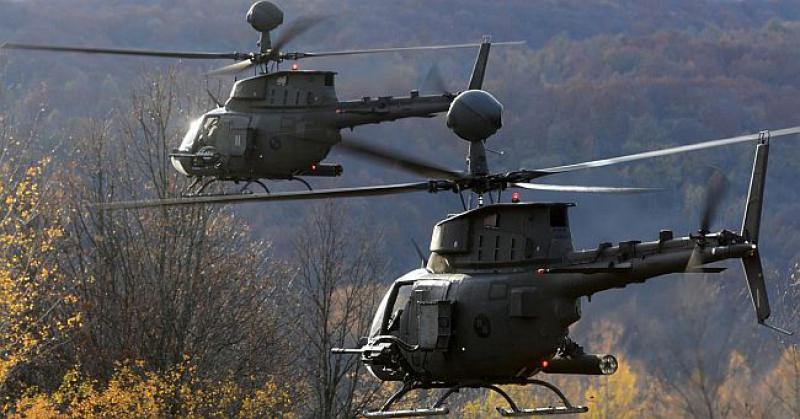 (VIDEO) HELIKOPTERI KIOWA WARRIORS U AKCIJI NAD BOSUTOM Novi hrvatski helikopteri u niskom letu kraj Vinkovaca