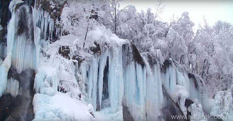 (VIDEO) JE LI OVO BAJKA ILI STVARNOST? Hrvatski filmaš objavio je fenomenalne snimke zaleđenih Plitvica