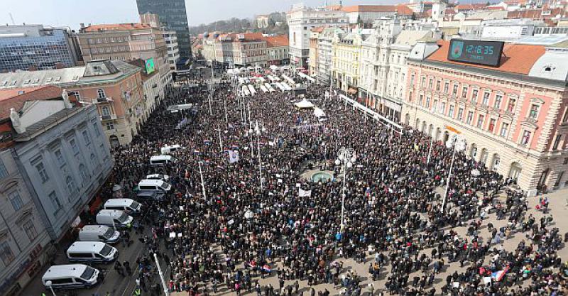 FOTO, VIDEO Prosvjed protiv Istanbulske konvencije u Zagrebu, organizatori procjenjuju: 'Okupilo nas se 70 tisuća'