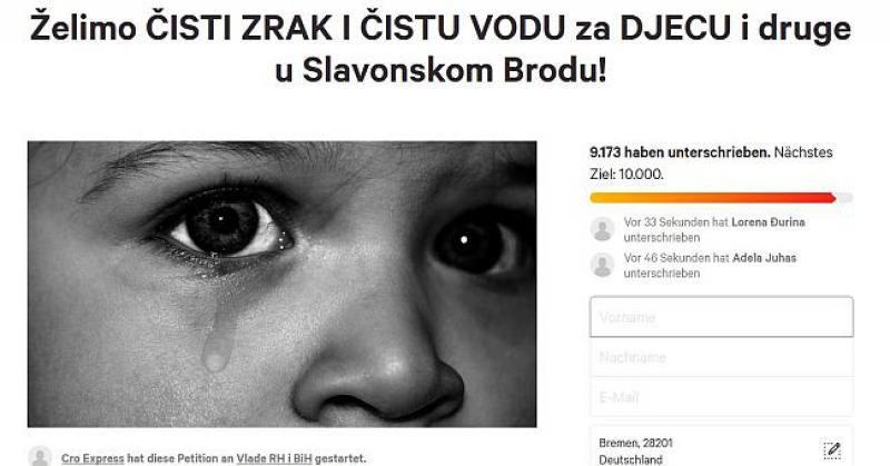GOTOVO 5000 LJUDI U 24 SATA JE POTPISALO Potpiši i ti! Stop trovanju stanovnika Slavonskog Broda!