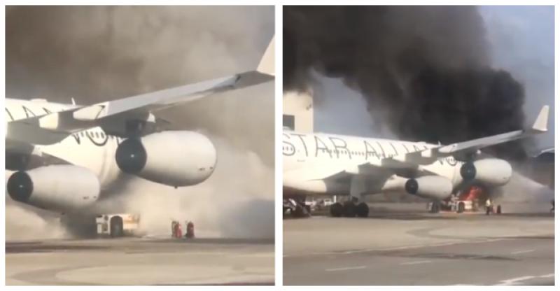 (VIDEO) DESET OSOBA OZLIJEĐENO Požar u zračnoj luci u Frankfurtu zahvatio vučno vozilo, a potom i  Lufthansin zrakoplov