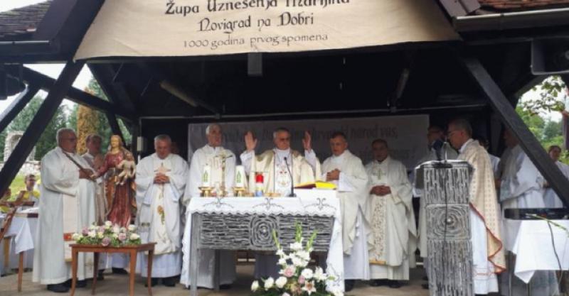 OVA HRVATSKA ŽUPA Upravo je proslavila 1000 godina od prvog spomena, na proslavi i vjernici iz dijaspore