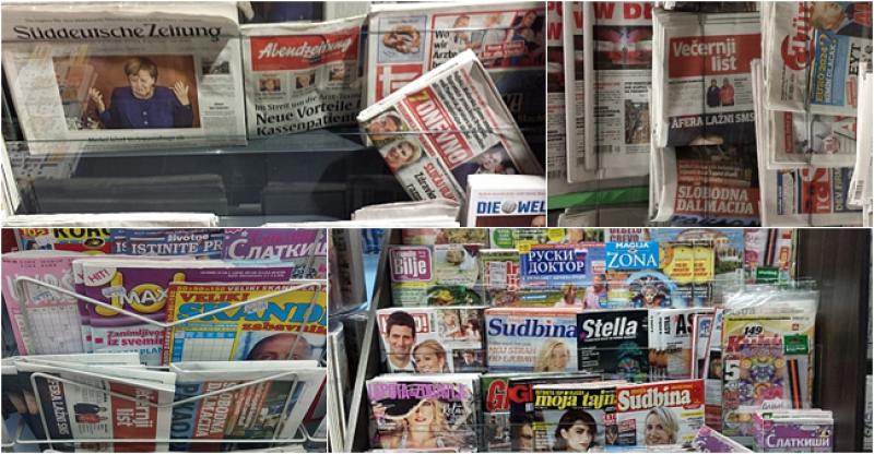 ISELJENIČKI TISAK UMIRE Evo koje novine na hrvatskom se mogu kupiti na kolodvorima u Münchenu, Salzburgu, Augsburgu