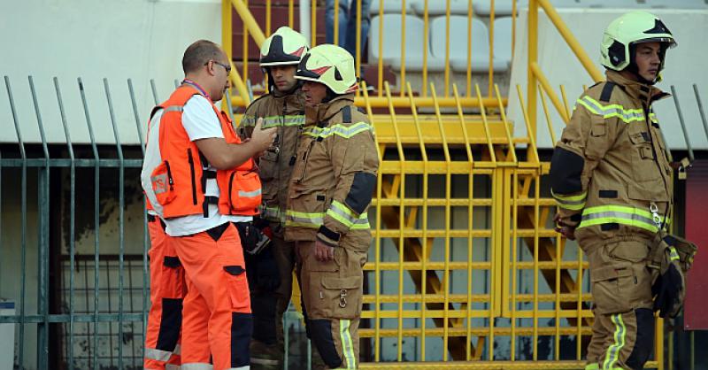 BILO JE PITANJE VREMENA ‘Topovski udar’ na Poljudu teško ozlijedio vatrogasca