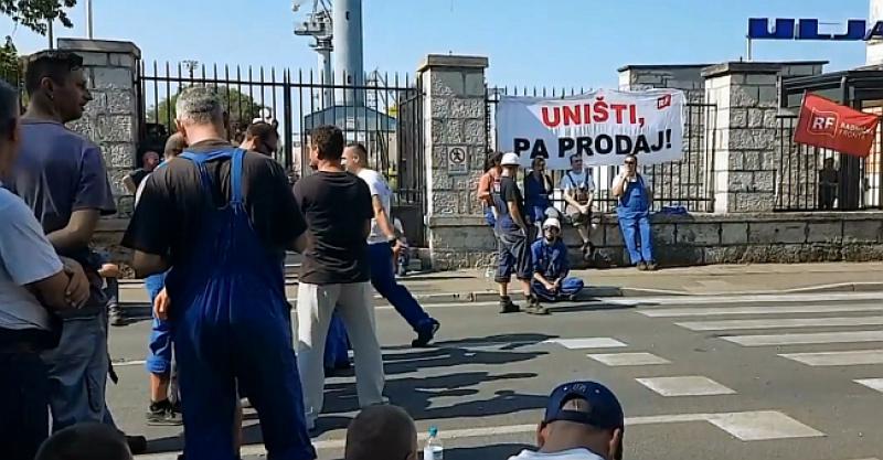 ŠTRAJK! Radnici Uljanika upravo su opet prestali s radom, nisu im isplaćene plaće za rujan