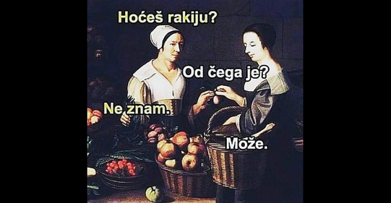 Kad Hrvata pitaju hoće li rakiju...