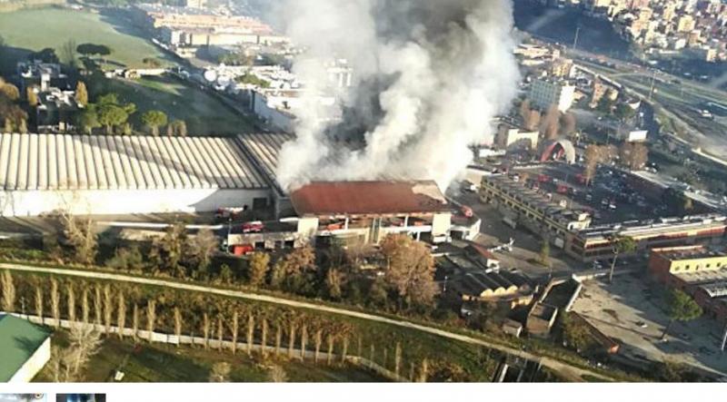 POŽAR NA ODLAGALIŠTU OTPADA U RIMU Zatvorene škole u okolici