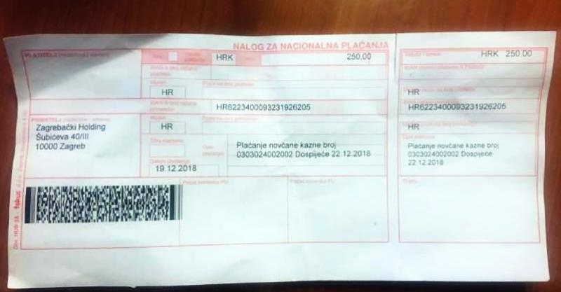 PREVARANTI SVE KREATIVNIJI Ovo je uplatnica kakve ostavljaju u sandučićima zbog kojih se oglasio i Zagrebački holding