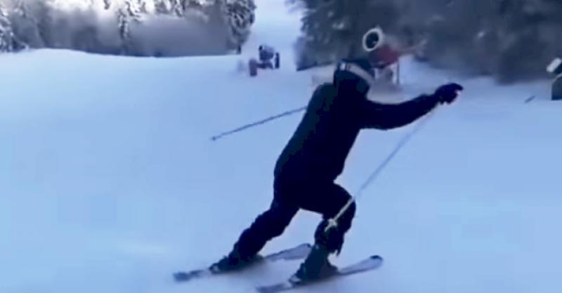 (VIDEO) DA PUKNEŠ OD SMIJEHA Suad uči skijati