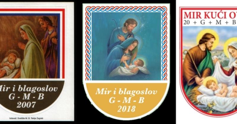 POČINJE BLAGOSLOV DOMOVA Znate li značenje kratice (G)C+M+B na naljepnici koju dobijete?