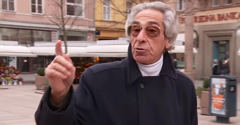 (VIDEO) ZAGREBAČKI UMIROVLJENIK INTERNETSKI HIT Odgovorio na pitanje boji li se gripe