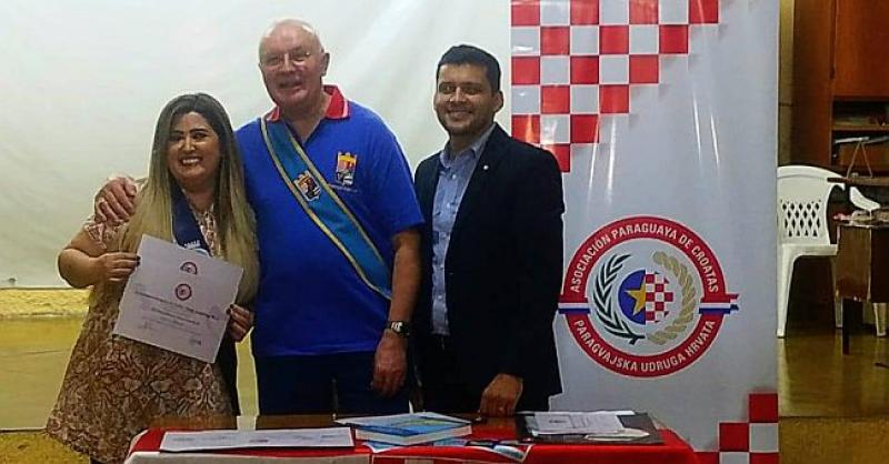FRA ZLATKO IZ SALZBURGA Posjetio paragvajske Hrvate i postao počasni član njihove udruge