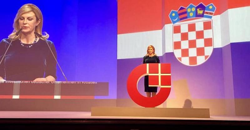 GRABAR-KITAROVIĆ U BERLINU Pozvala poduzetnike da više ulažu u Hrvatskoj