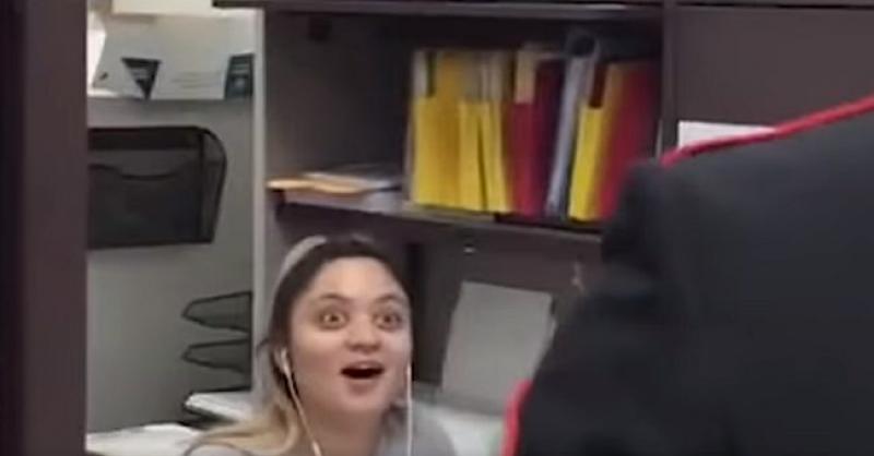 VIDEO Iznenadio djevojku na poslu kad ga je vojska pustila da se vrati ranije, a njoj to nije rekao