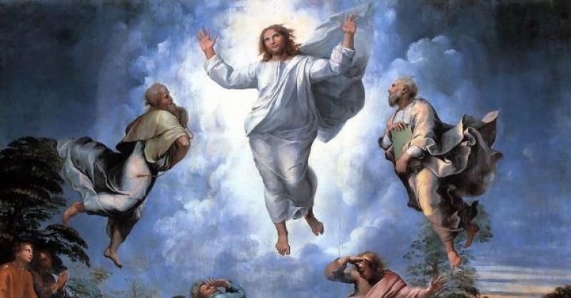 Dok se Isus molio izgled mu se lica izmijeni, a odjeća sjajem zablista