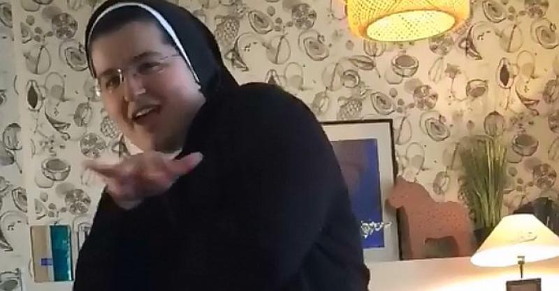 (VIDEO) ČASNA SESTRA REPERICA Dijana Lončarek opjevala svoj redovnički habit