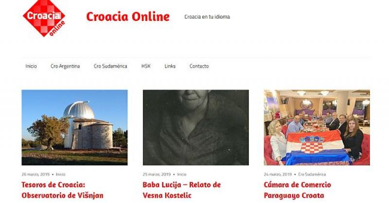 NOVI PROJEKT 'CROACIA ONLINE' 'Želimo da se oni koji govore samo španjolski zaljube u Hrvatsku'