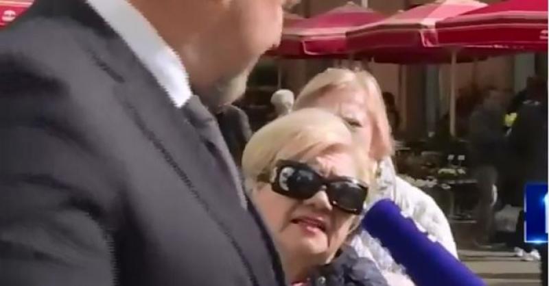 (VIDEO) 'KAJ TAJ SE*E' Pogledajte kako je starija gospođa upala u intervju ministru Kuščeviću