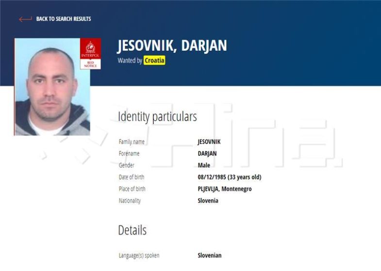 MUP JAVLJA Uhićen jedan od najtraženijih hrvatskih bjegunaca