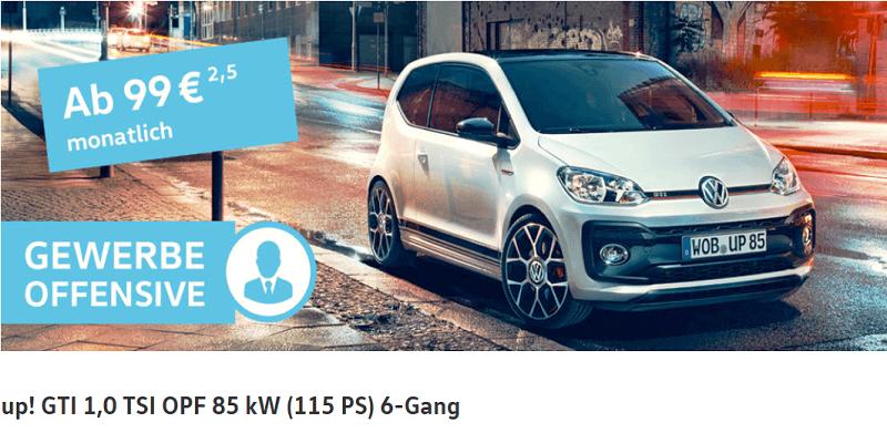 U VW POSLOVNICI FRANKFURT ZENTRUM POTRAŽITE up! GTI 1,0 TSI OPF 85 kW (115 PS) 6-Gang