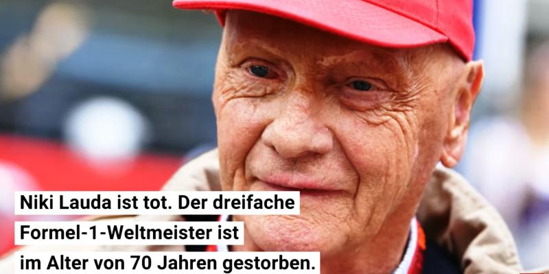 POKOJNI NIKI LAUDA (70) Iza sebe je ostavio bogatstvo od 250 milijuna eura