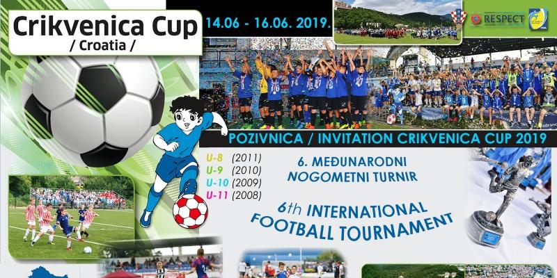 BLIŽI NAM SE SPORTSKI VIKEND – 6. 'CRIKVENICA CUP' OD 14. DO 16. LIPNJA