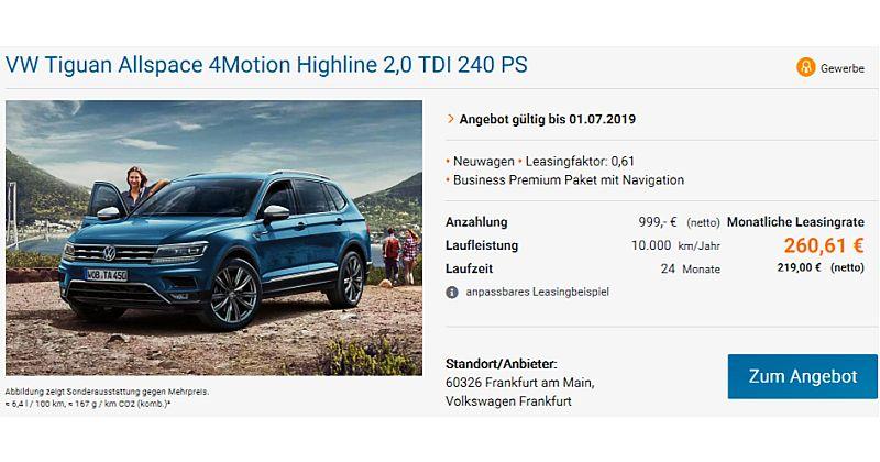 PODUZETNICI, POŽURITE PO SVOG NOVOG VW TIGUANA ALLSPACE Broj vozila u ovoj akciji po cijeni od 219 eura/mjesečno je ograničen! Javite se Robertu!