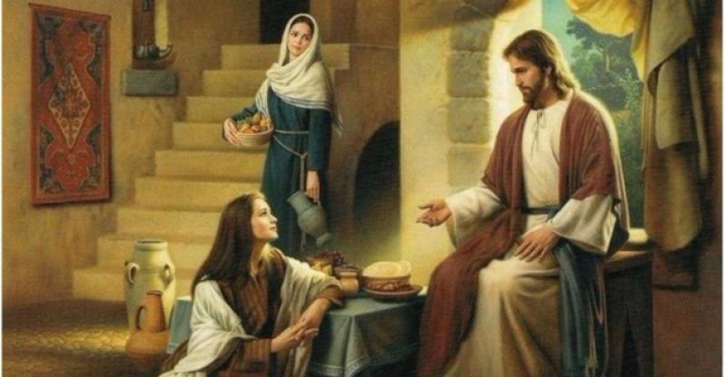 EVANĐELJE NEDJELJOM Marta ga primi u kuću. Marija je izabrala bolji dio.