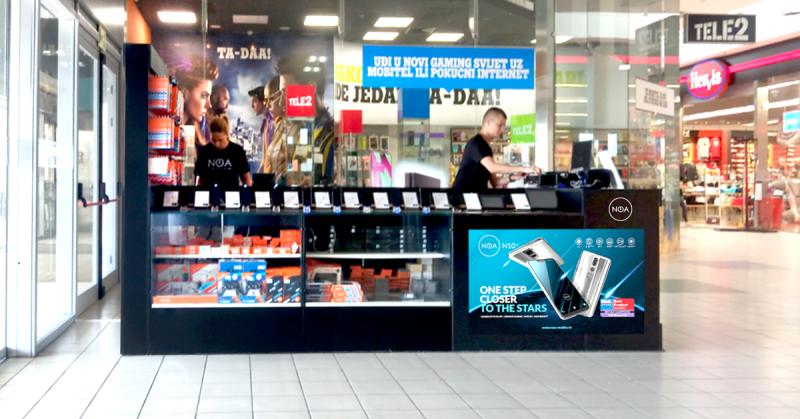 PAMETNI TELEFONI Šibenik je dobio svoj NOA brand store u shopping centru Dalmare na prvom katu, na ulazu C