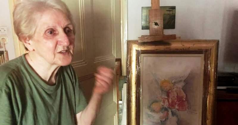 MARIJA KATIĆ JEREMIĆ, VRSNA SLIKARICA HRVATSKIH PEJZAŽA Danas je potpuno slijepa i slikati ne može, ali i dalje sanja umjetnički, u bojama koje ne vidi