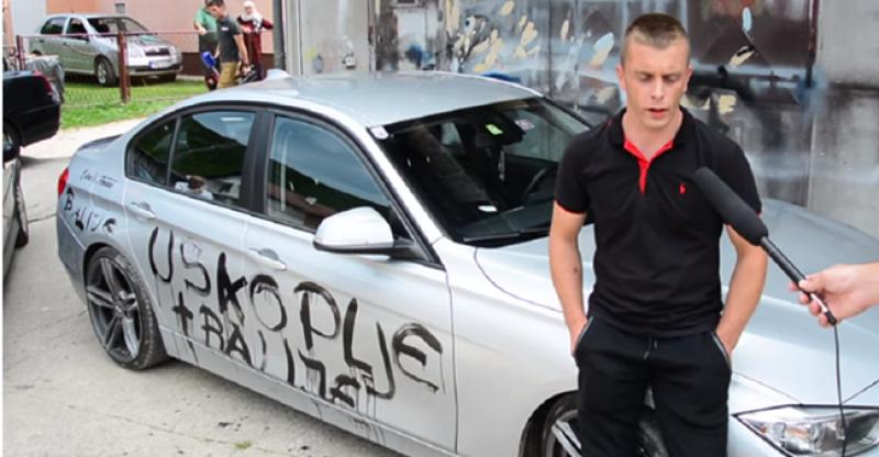 GORNJI VAKUF Mladić sam pisao nacionalističke poruke po fasadama kuća pa prijavio nepoznate počinitelje