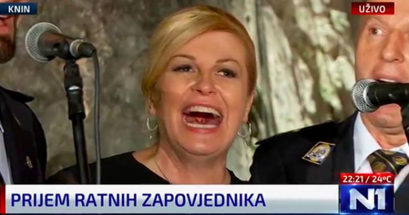 PROF. DR. SC. SLAVEN LETICA Kad je malo više 'vesela' naša predsjednica ima nagonsku potrebu zapjevati. A narod veli: 'Tko pjeva zlo ne misli'