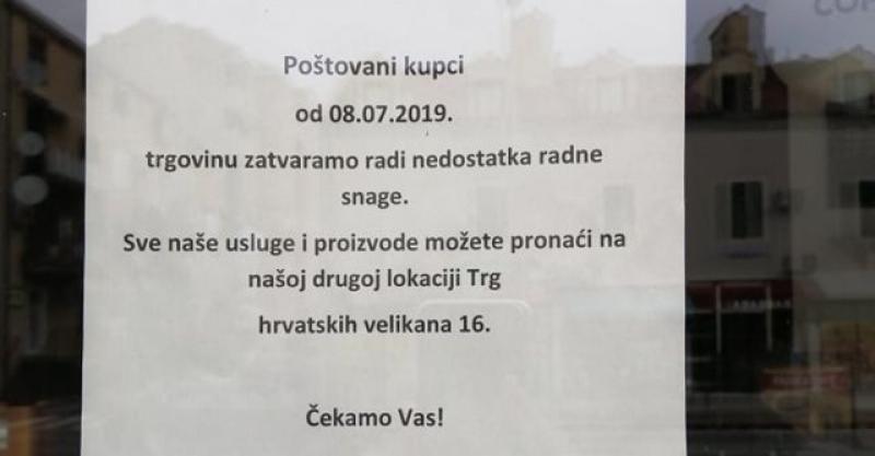 FOTOGRAFIJA DANA Usred sezone zatvorena trgovina jer - NEMA RADNIKA!