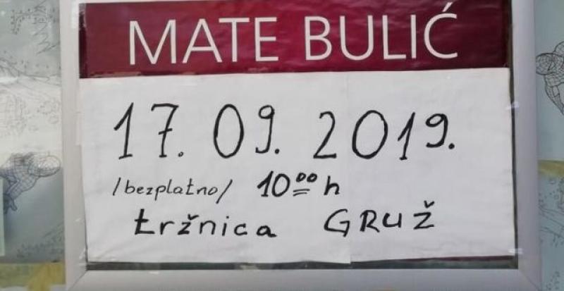 MATE BULIĆ U NEVJERICI 'Htjeli su zaraditi na laži, a to nije fer ni prema meni ni ljudima koji su se ponadali da dolazim u njihov grad'
