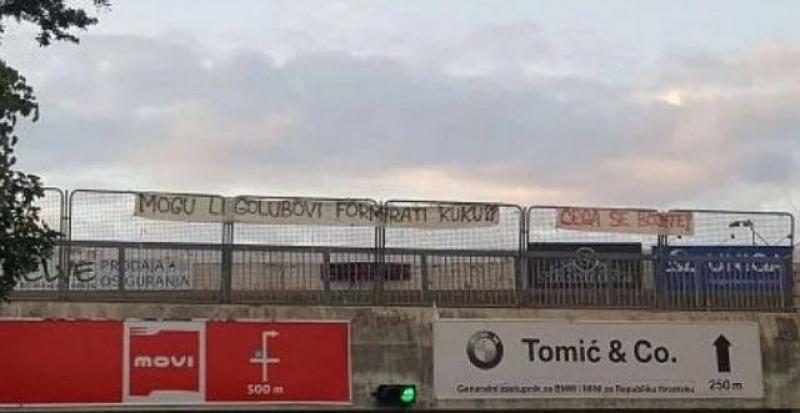 UZ TAKVO RIGORNOZNO OSIGURANJE IPAK NAVIJAČKI INCIDENTI U SPLITU Tučnjava Mađara i Hrvata i domišljate poruke navijača HNS-u