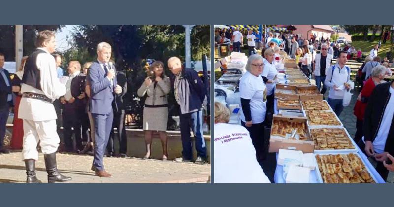 ODRŽANA 11. ŠTRUKLIJADA, ŠTUDLIJADA I KESTENIJADA U MARIJI GORICI Tugomir Majdak otvorio manifestaciju koja slavi hrvatsku baštinu kroz plodove i hranu hrvatskih OPG-ova